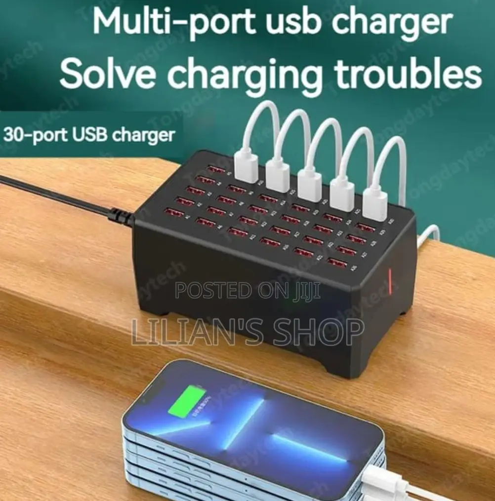 30ports Multi Usb Charger Station