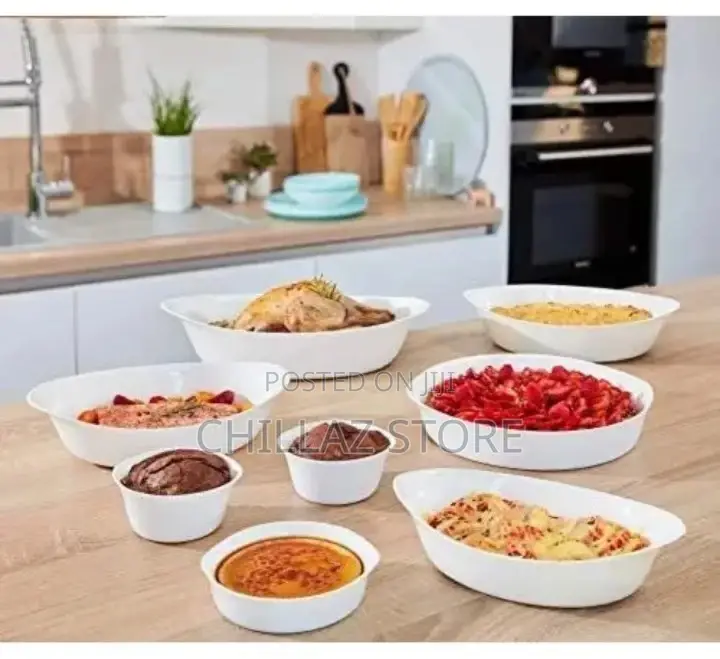Luminarc 3 Piece Smart Cuisine Oval Oven Baking Dish Set,