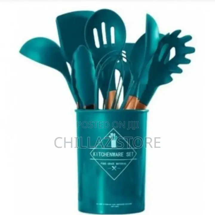12 Piece Kitchen Tool Cooking Utensils Serving Spoons Set