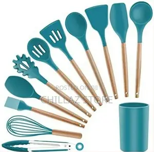 12 Piece Kitchen Tool Cooking Utensils Serving Spoons Set