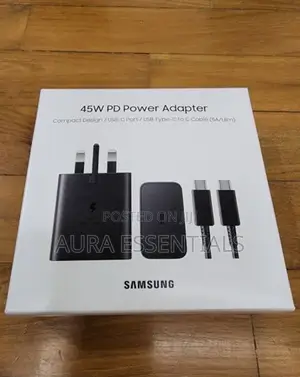 New Samsung Type-C to Type-C Charger 45w