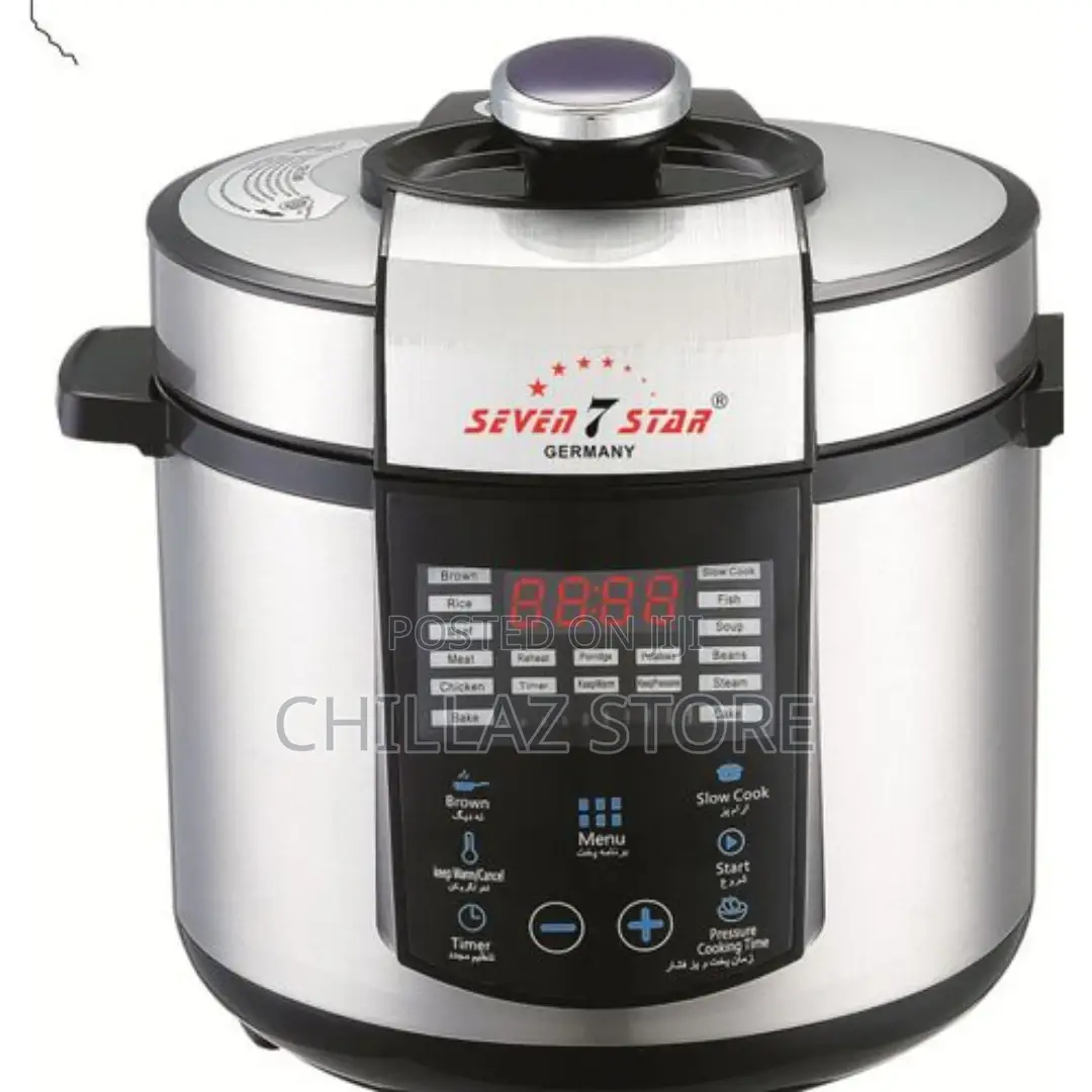 Seven 7 Star 15 In1, 6L Rice Pressure Cooker Saucepan