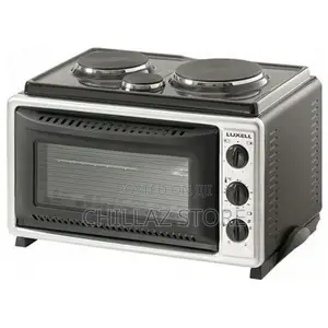Luxell 39L Electric Oven Cooker Grill With 3 Hot Plates