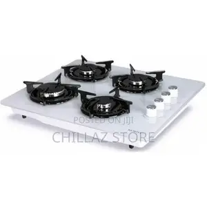 Luxell 4 Burner Glass Gas Cooker Stove Table Top-