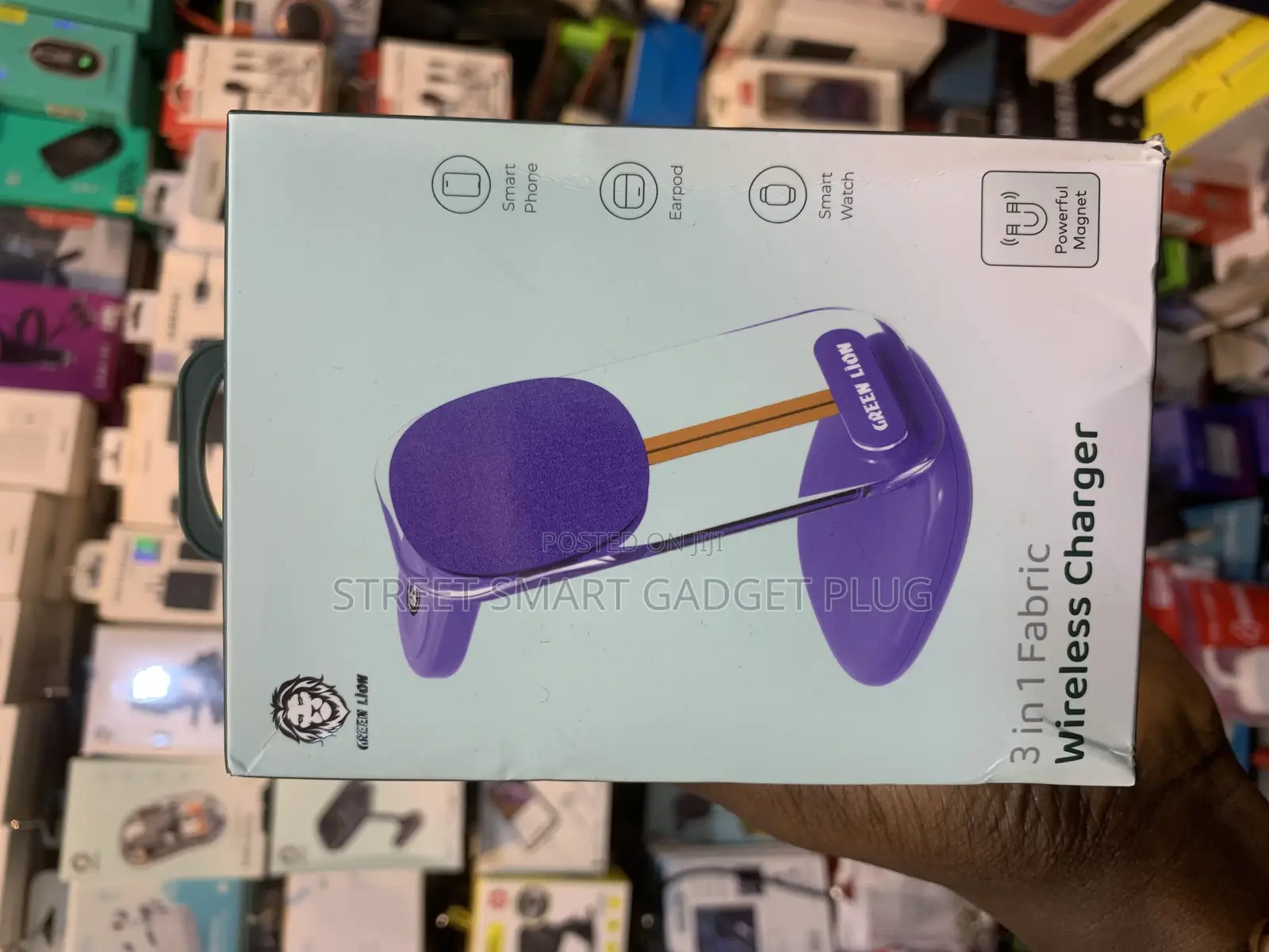 Green Lion 3in1 Fabric Wireless Charger