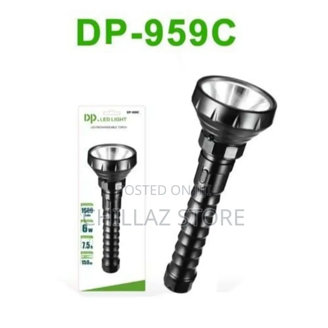 DP LED Rechargeable Torch Flashlight