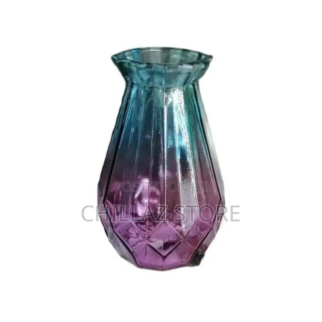 Transparent Glass Flower Vase Living Dining Room Decoration,