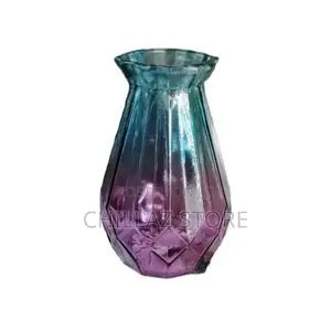 Transparent Glass Flower Vase Living Dining Room Decoration,
