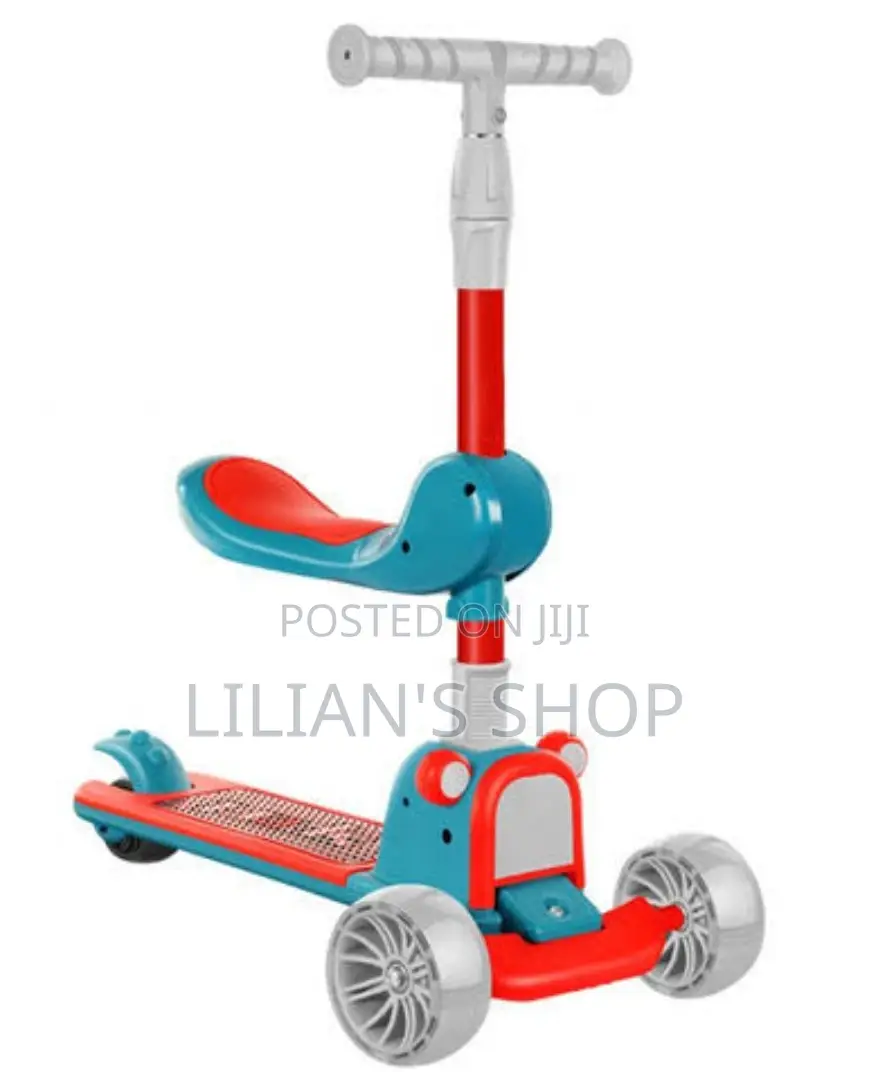 3 Wheels Kicks Kids Scooter With Detachable Seat