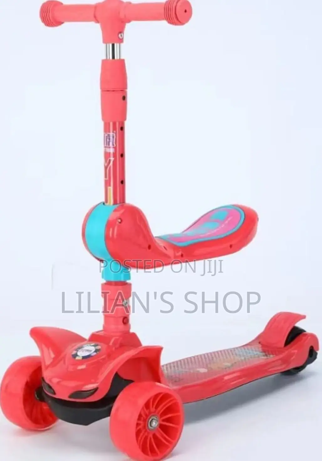3 Wheels Kicks Kids Scooter With Detachable Seat