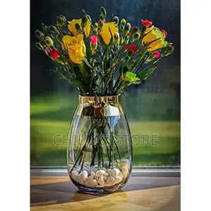 Glass Lights,Flower Vase for Table,Living Room Kitchen Decor