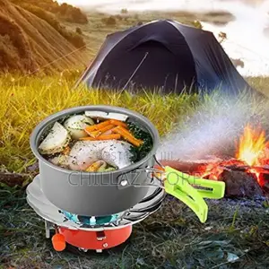 Portable Camping Gas Stove,Folding Windproof Gas Stove