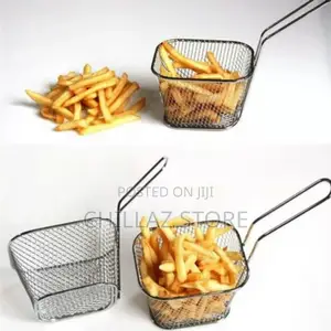 Square Mesh Frying Basket French Fry Chips Net Strainer