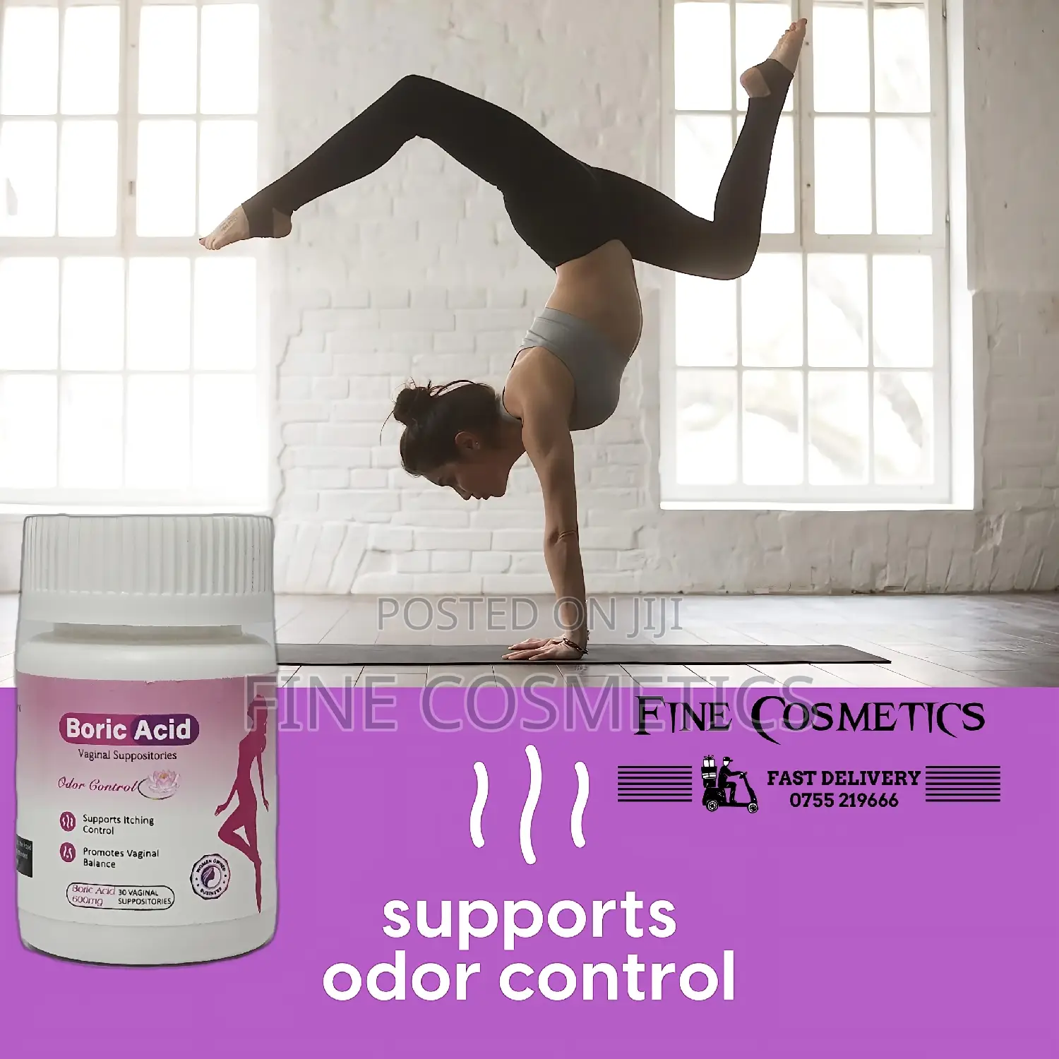 BORIC | Female Feminine Pills | Vaginal Ordor Control Acid