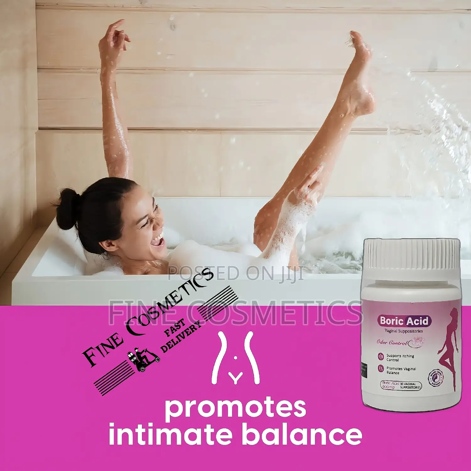 BORIC | Female Feminine Pills | Vaginal Ordor Control Acid