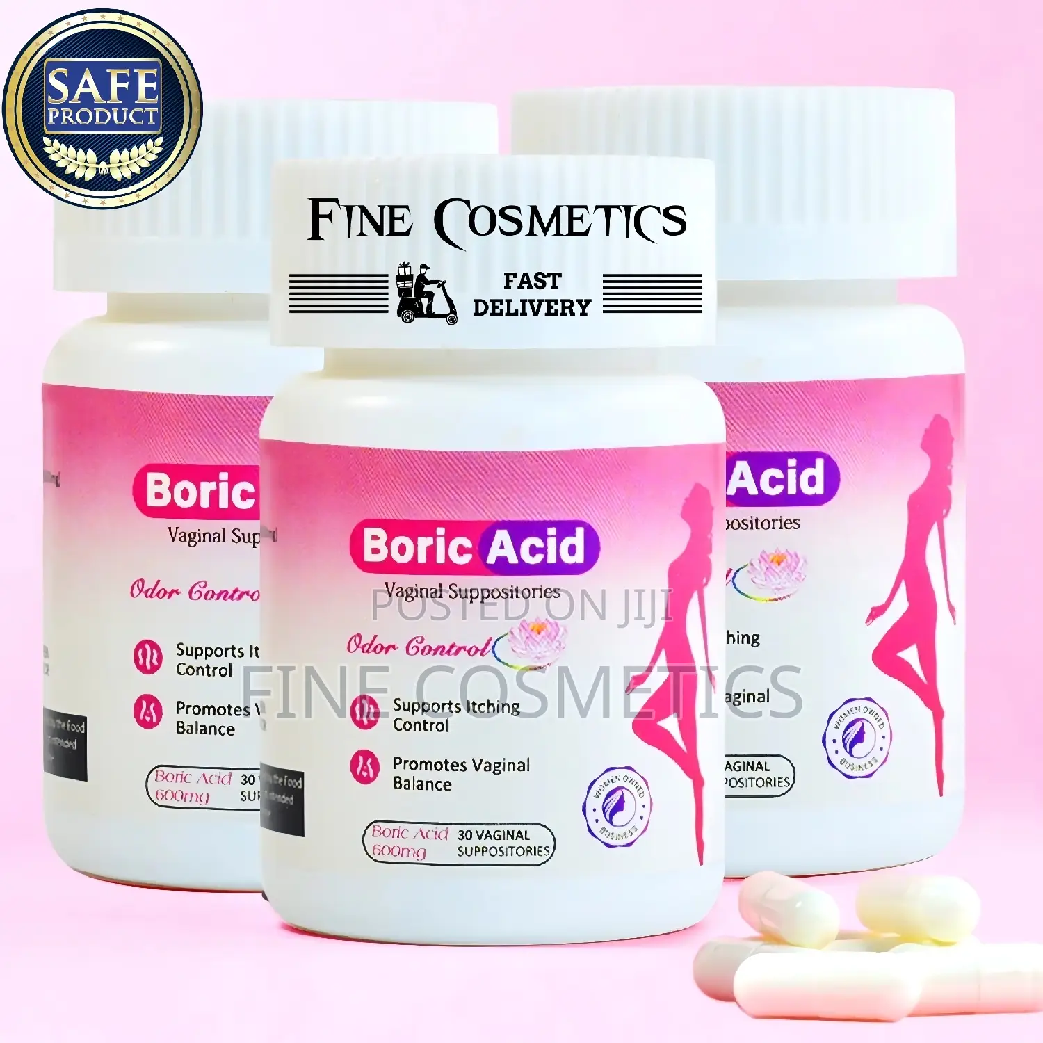BORIC | Female Feminine Pills | Vaginal Ordor Control Acid