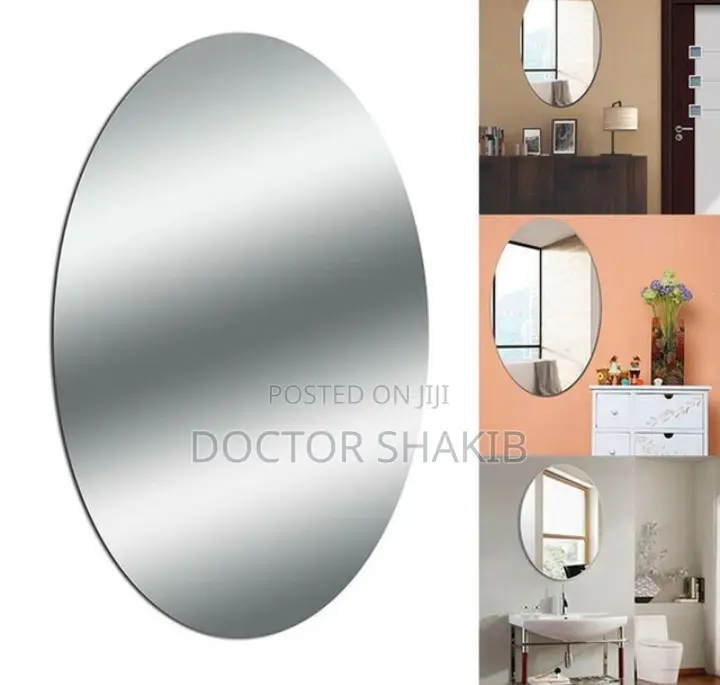 1pc Flexible Acrylic Self Adhesive Mirror Sticker