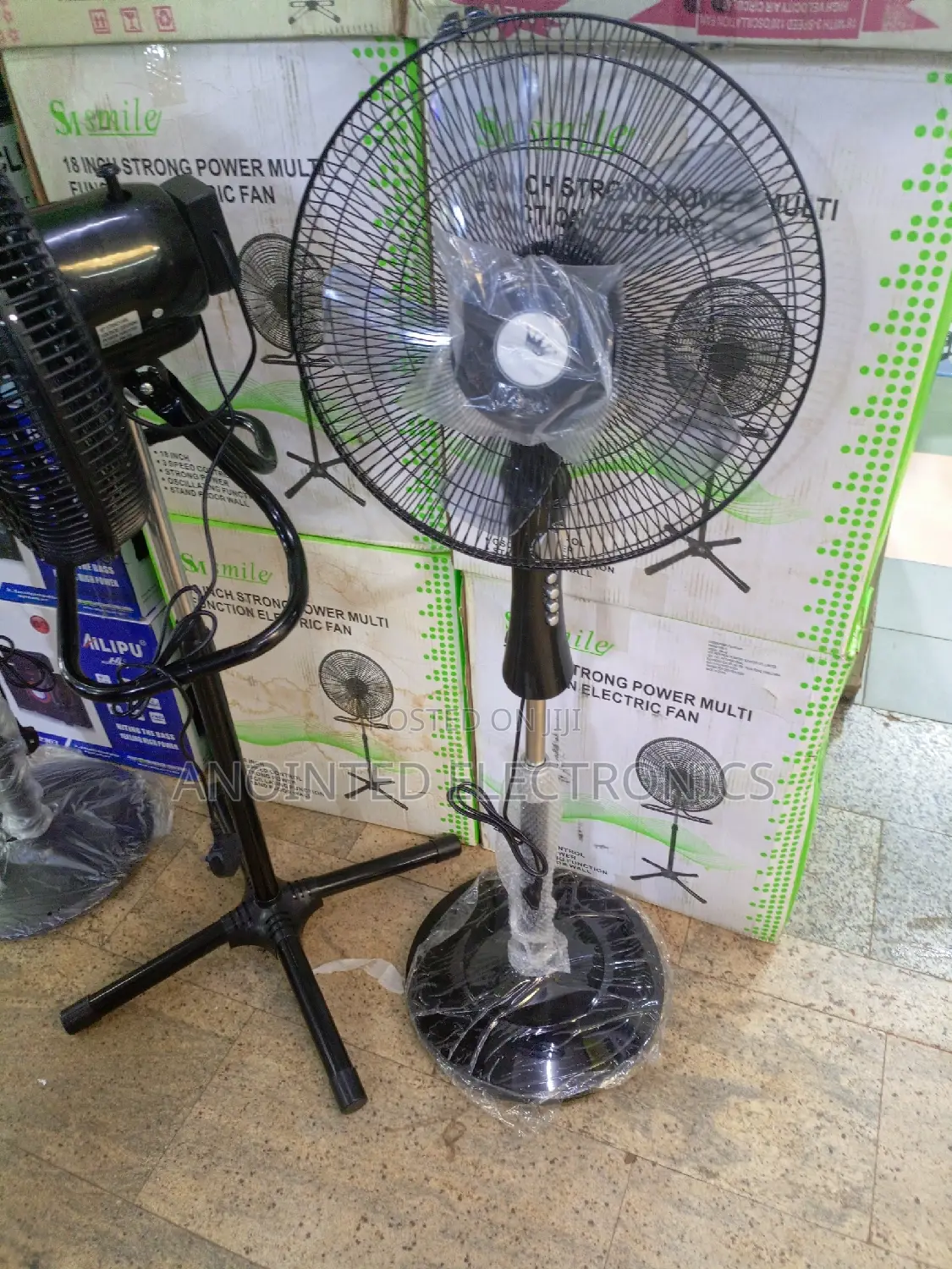 Stand Fans Black
