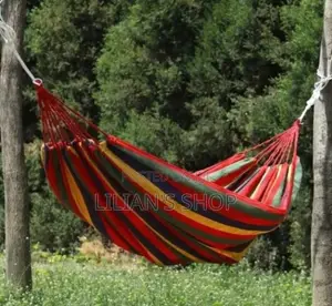Camping Hammock Thickened Canvas Fabric Single Hammock