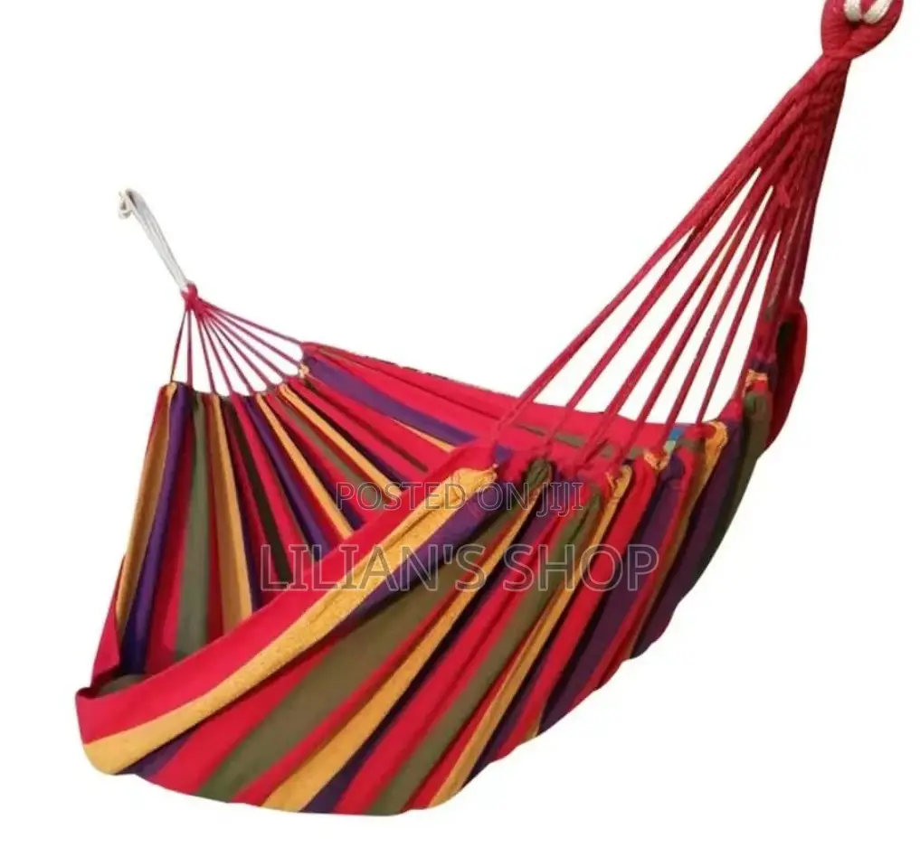 Camping Hammock Thickened Canvas Fabric Single Hammock