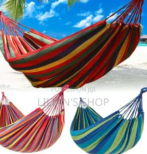 Camping Hammock Thickened Canvas Fabric Single Hammock