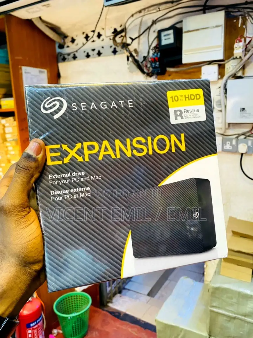 Seagate Expansion 10tb External Harddrive HDD With Usb 3.0