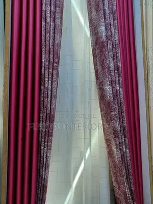 Mix and Match Maroon Curtains