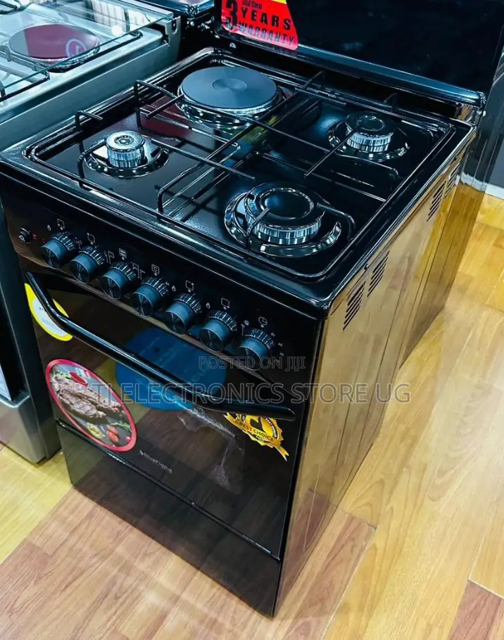 Blue Flame Cooker 50by50cm 3+1 Plates and Electric Oven