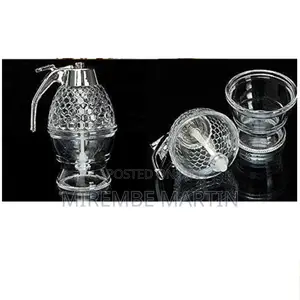 Honey Glass Dispenser.
