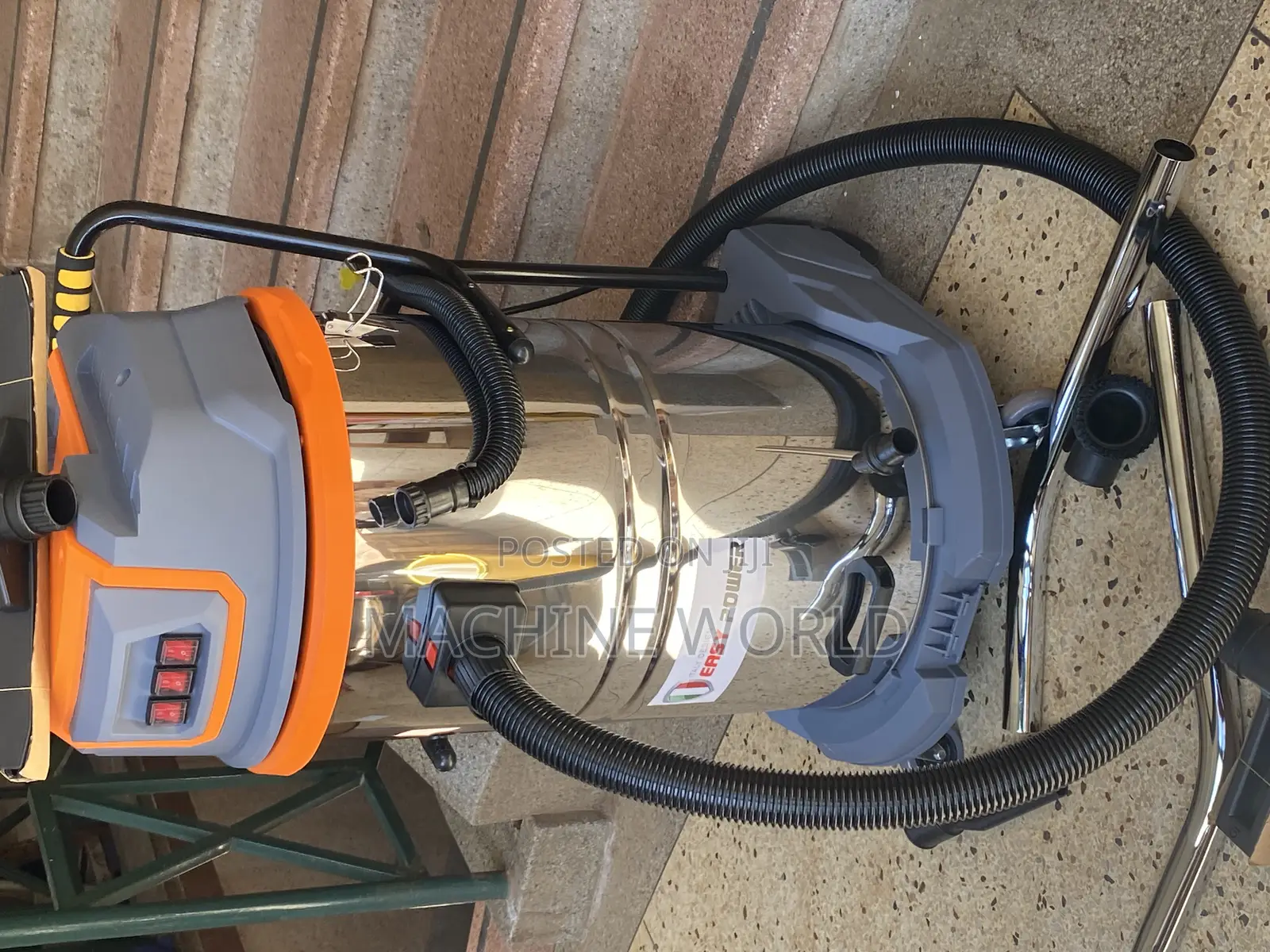 Vacuum Cleaner 100 Liters (Wet and Dry) 3motors