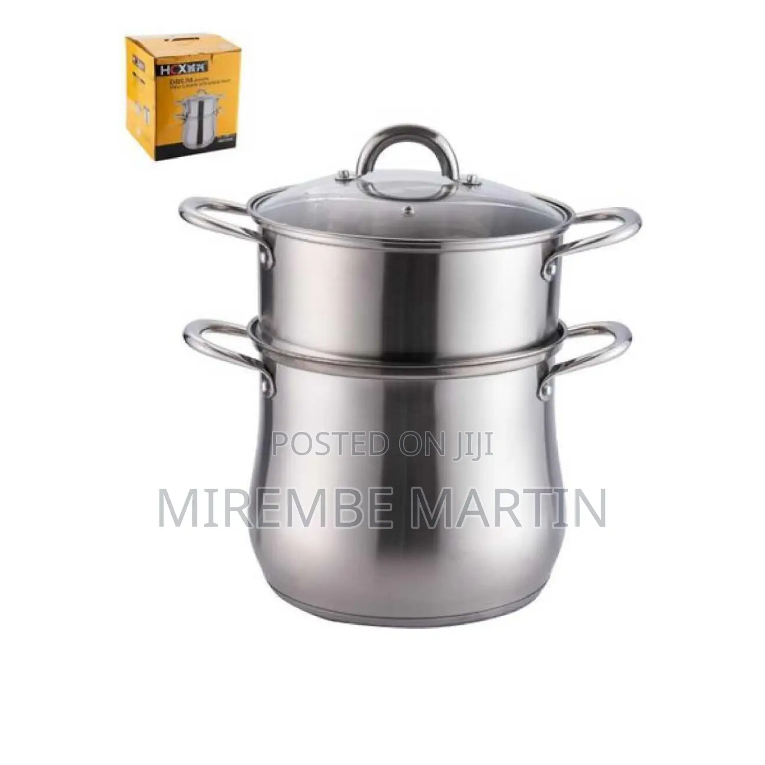 10L Stainless Steel Double Food Steamer.