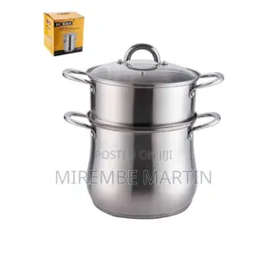 10L Stainless Steel Double Food Steamer.