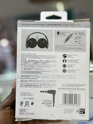 Sony Wired Headphones MDR-ZX110AP
