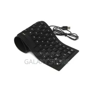 Flexible Usb Silicone Full-Sized Keyboard for All Computers