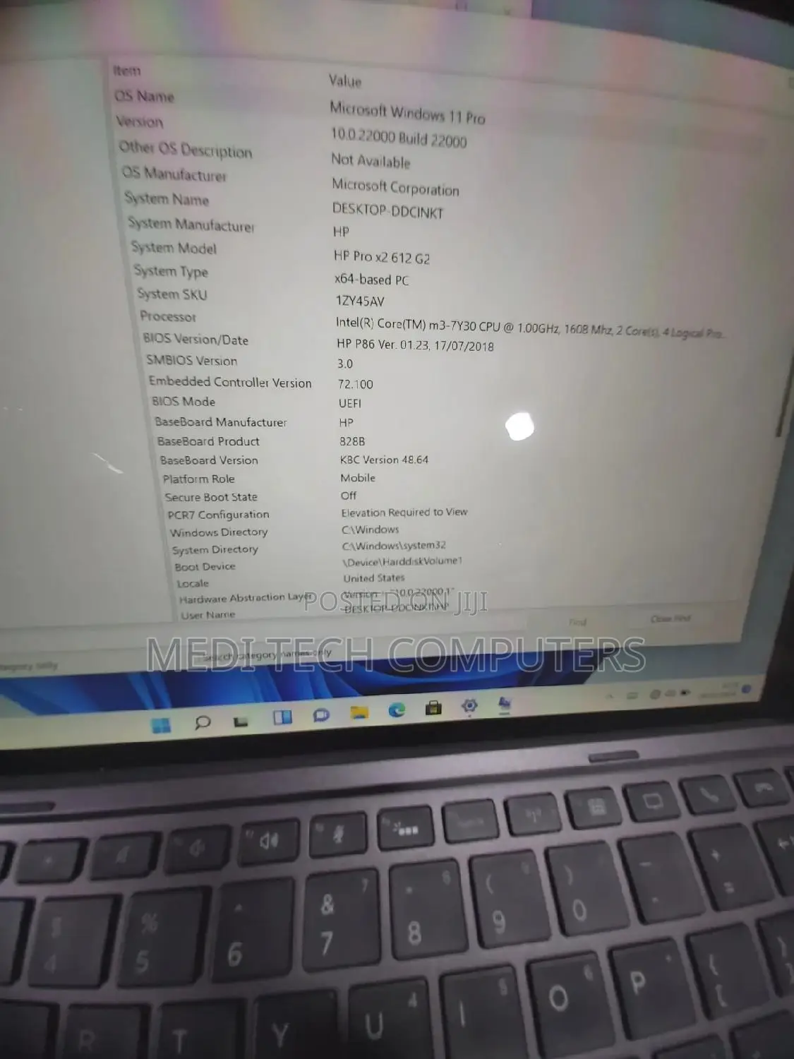 Laptop HP Pro X2 612 G2 8GB Intel Core I5 SSD 256GB