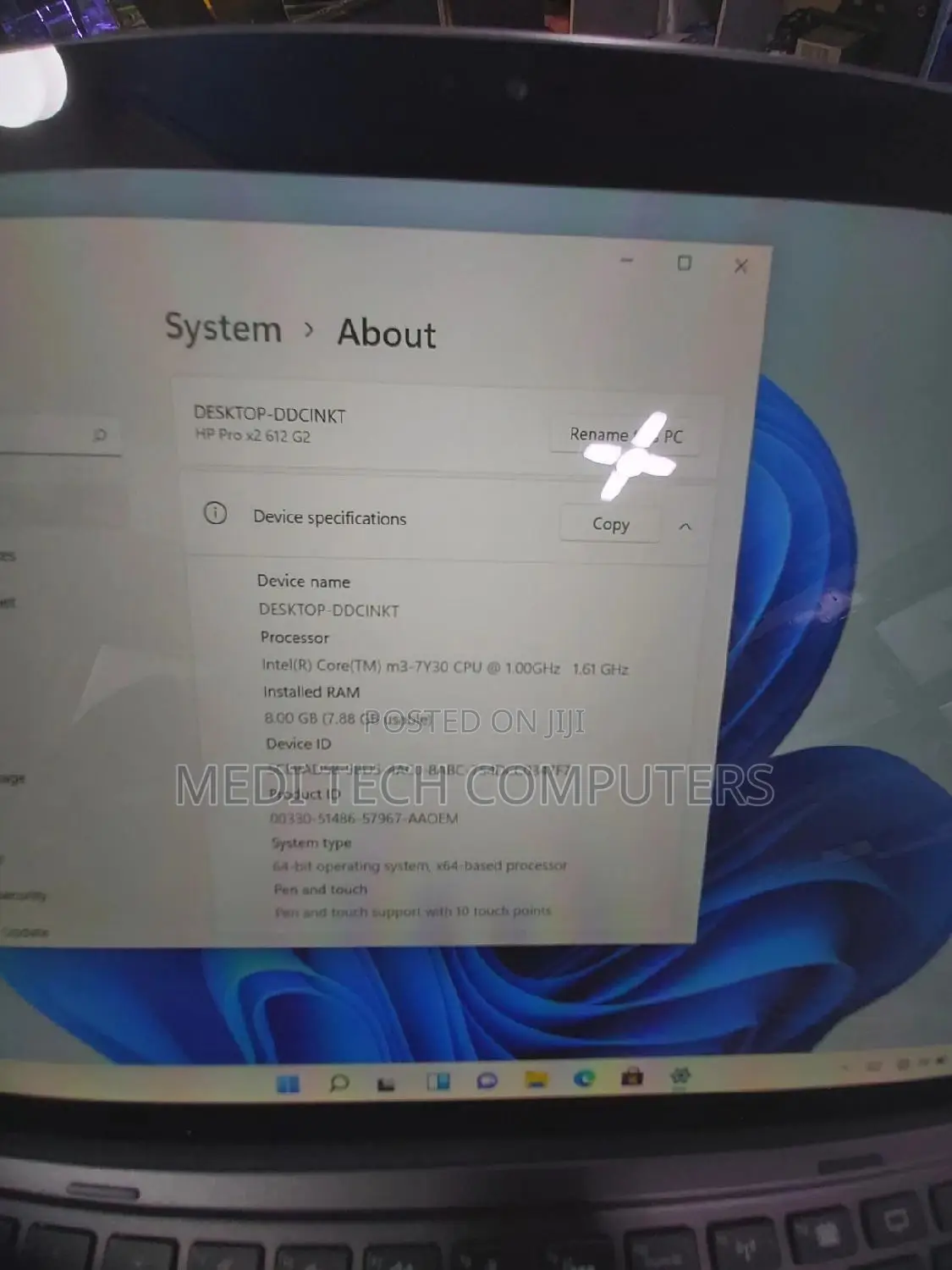 Laptop HP Pro X2 612 G2 8GB Intel Core I5 SSD 256GB