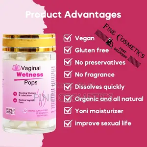 VAGINA WETNESS YONI POPS | Lubrication Boost for Dry Women