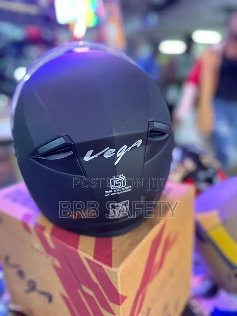 Vega Bike Helmet Black Half Face