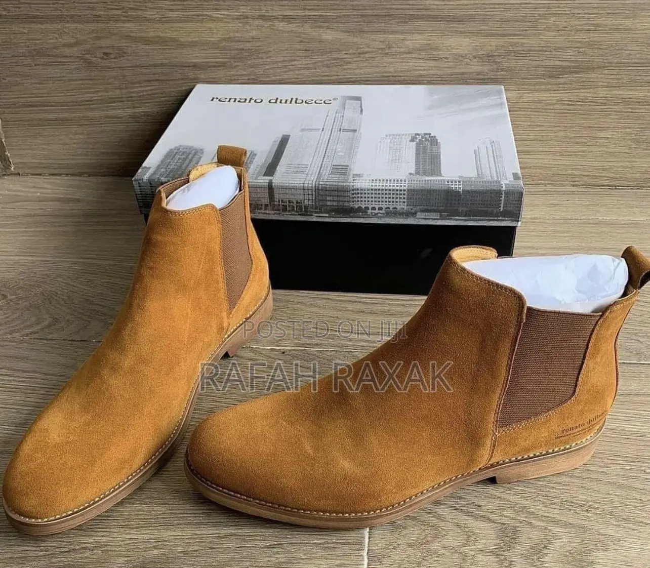 Original Brown Renato Dulbecc Suede Chelsea Boots