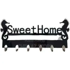 Wall Mounted Decorative Key Holder Coat Hanger Storage