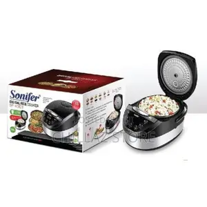 Sonifer Multifunction Rice Cooker, Black