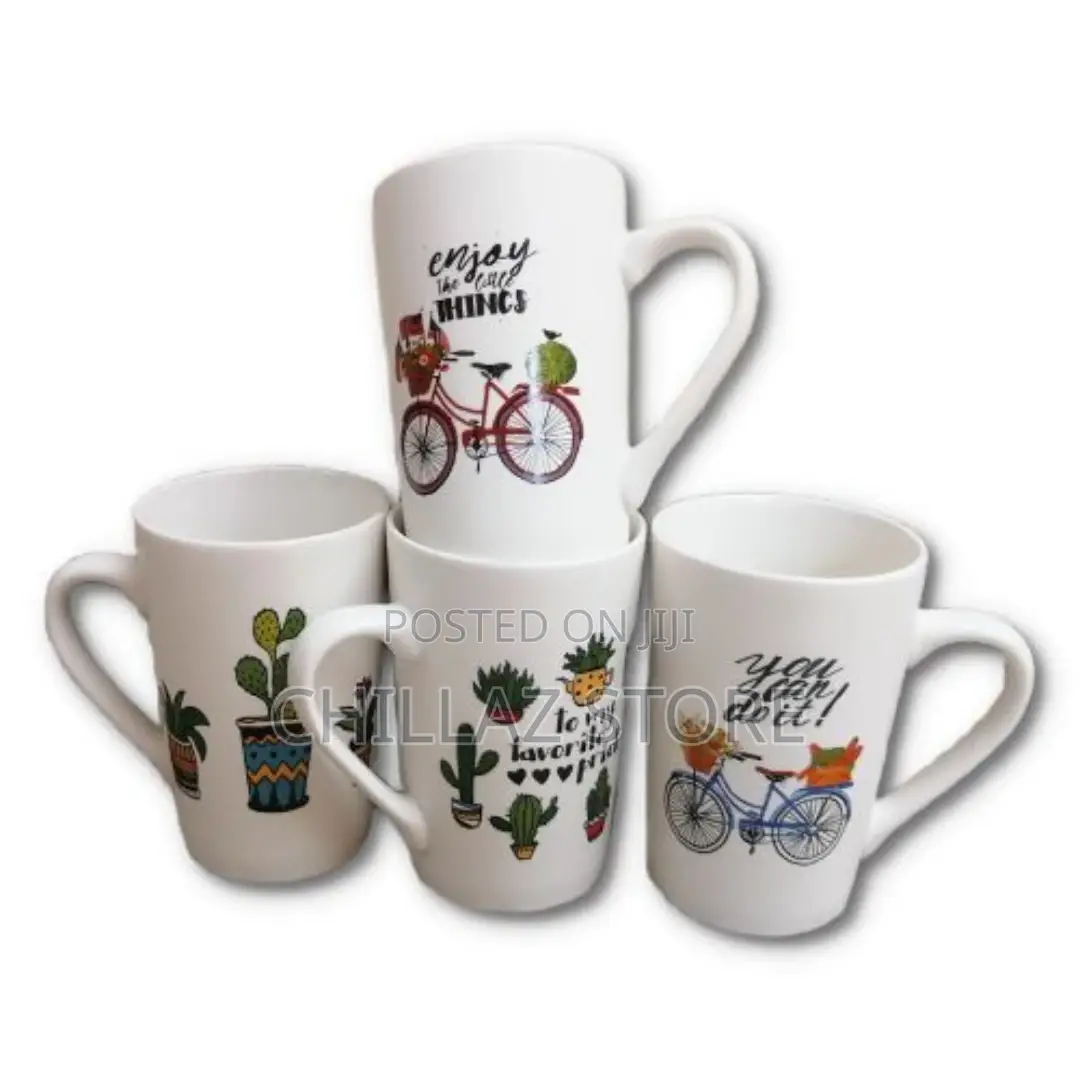 Lightbox 12 Pieces Multi-Print of Coffee Tea Cups Mugs