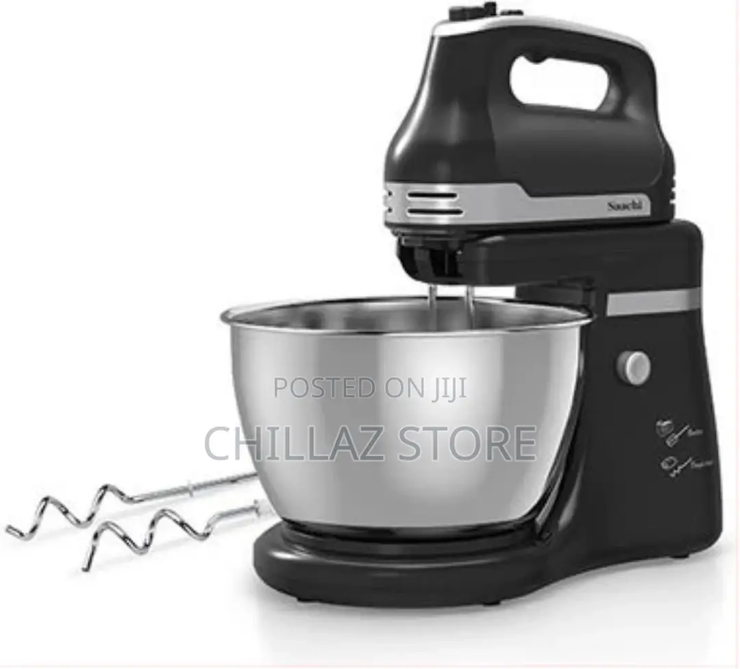 Saachi 5 Speed Hand Mixer With Stand Mixer