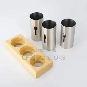 3- Pc Kitchen Fork, Spoon, Knife Cutlery Organizer Holder