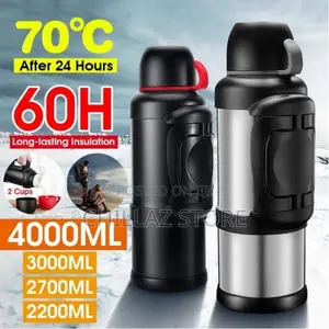 4L Stainless Steel Thermos Bottle Travel Vacuum Flask