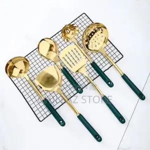 7 Pc Kitchen Cooking Utensils Serving Spoons Cutlery Set