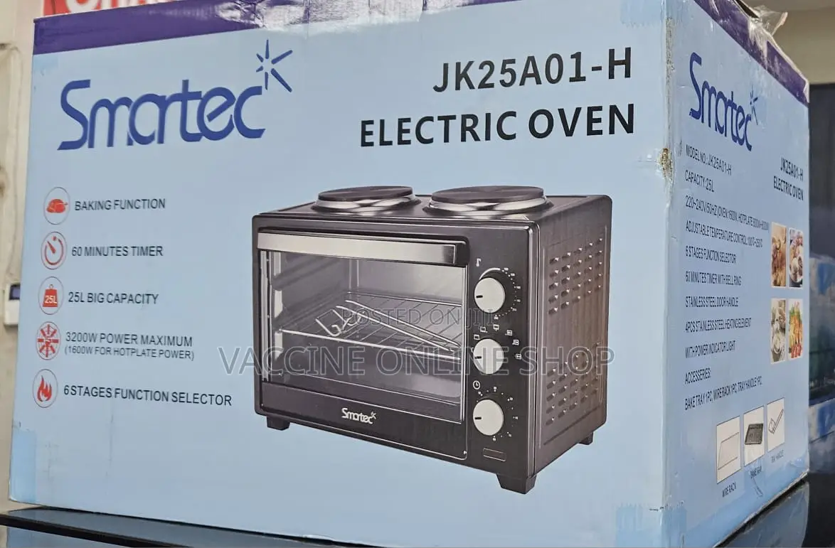 Smartec Oven 25L With Hot Plates/Smartec Oven 25L (CDH3)