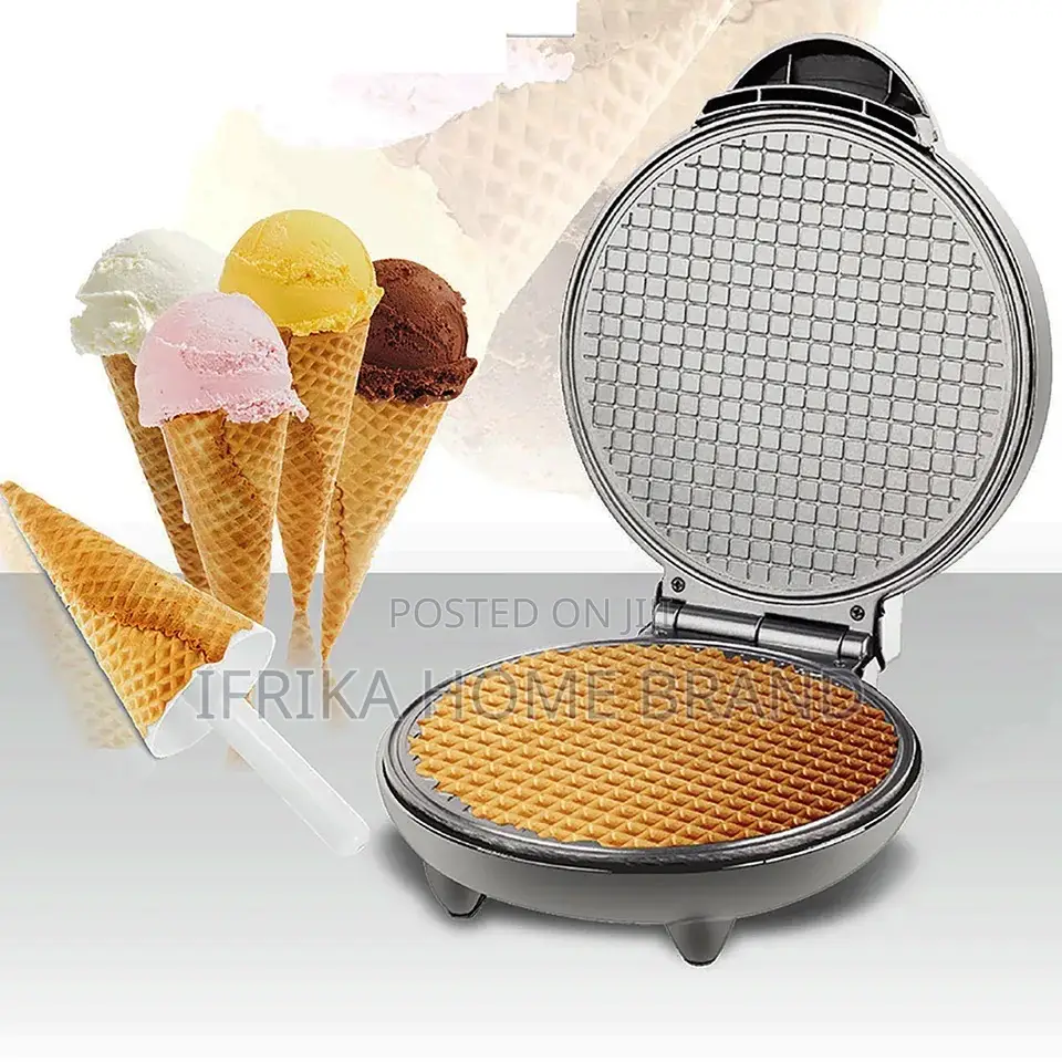 Electric Crispy Egg Roll Maker Sandwich Ice Cream Cone Maker