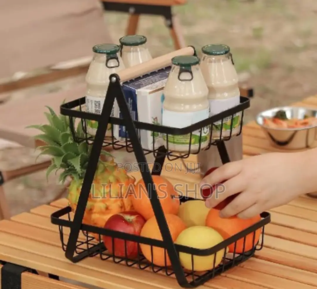 2 Tier Shelves Fruit Tray