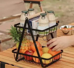 2 Tier Shelves Fruit Tray